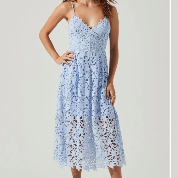 Astr Dresses & Skirts - ASTR The Label A Line Lace Dress NWT